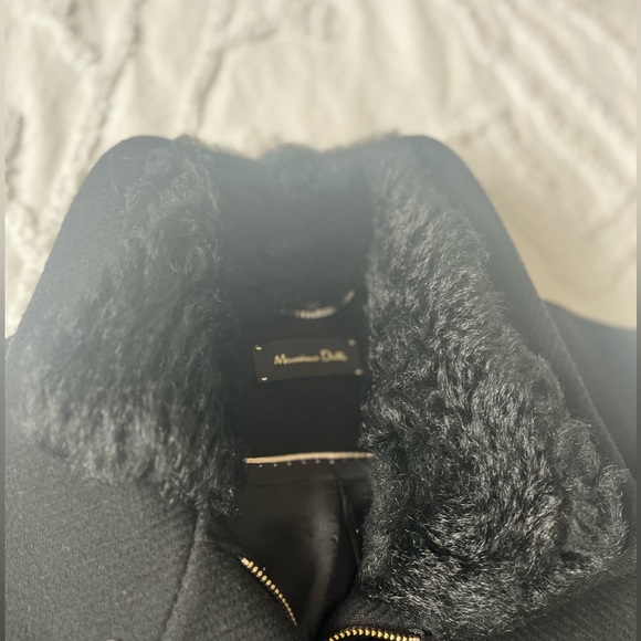 Massimo Dutti Black Dress Coat - Picture 2 of 7